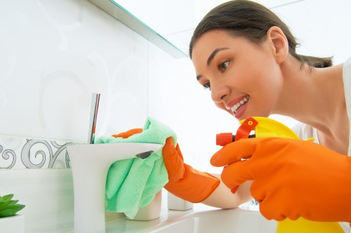 Professional regular cleaning in a Highbury flat with shared access
