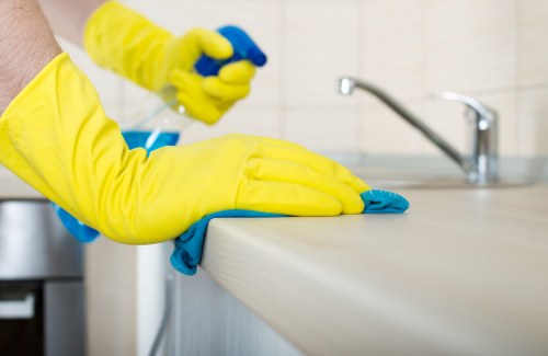 Secure Cleaners Highbury payment page with protected checkout interface