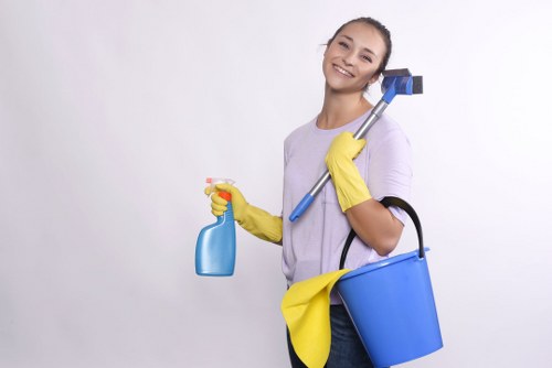 House cleaning service for a Highbury property with stairs and shared access