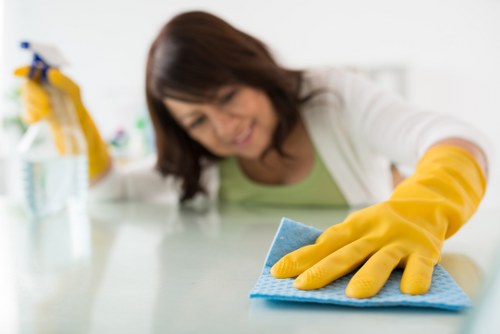 Local cleaners maintaining a Highbury office meeting room
