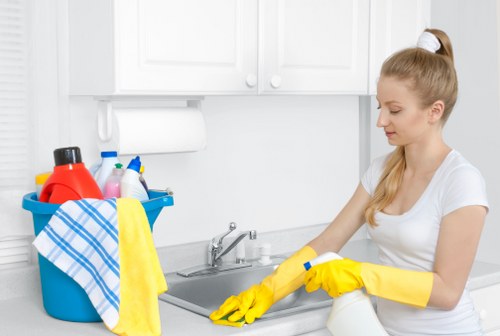 Sustainable cleaning operations in a local neighbourhood