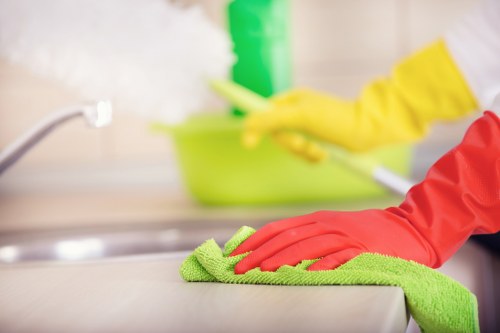 Kitchen deep clean as part of end of tenancy cleaning in Highbury